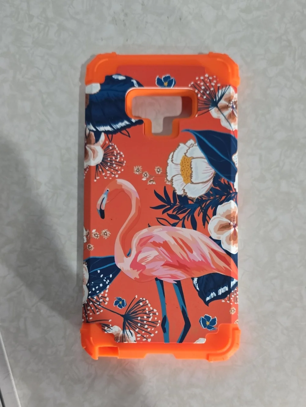 Orange Flamingo Protective Phone Case -‎ Decorative Design Samsung Galaxy Note 9